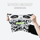 
Hanqi autumn and winter children's hat neck cover set for men and women windproof and cold plus velvet scarf neck protection baby 7-15 years old warm cover EM12035 cute panda