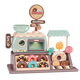 Mamá y papá Donut Ice Cream Play House Toys Store de conveniencia de niñas Toya Toys para niños 3-6 Cumpleaños Año Nuevo