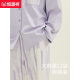 Hengyuanxiang pareja pijama para hombres mangas largas de algodón puro estilo de algodón completo para ropa al aire libre y otoño traje de ropa para el hogar transpirable para mujeres estilo para hombres 16859 m