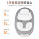 Clcey Baby Schaukelstuhl 0-3 Jahre alte elektrische beruhigende Stuhl Neugeborenes Baby schläft mit Baby Cradle Bett Schaukelstuhl überreden Babygott Elektrische Top-Version Grau + Bluetooth + Moskitonetz + Kissen