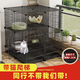 JPHZNB cat cage household cat villa pet cage indoor cattery with toilet extra large free space small cat nest 2 columns 2 layers 1 row private cat cabinet type luxury model regular model + cat litter box + cat nest + hanging