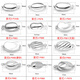 XD string pearl necklace button connection bracelet buckle connection buckle plug buckle accessories 925 silver buckle style 0-P2436 smooth one