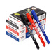 Marcador de doble cabeza Small Double-Head Pen Art Special Black Head Big Pen Marker Oily Marker Marker Línea Pena Drawing Heavy Wating Pen no se desvanece Negro/12 (MK833)