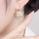 Bosiya Official Authentic Huayao Earrings Women's Niche Design New Temperament Earrings Simple Earrings High-end Earrings Huayao