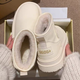 
Belle thick-soled white snow boots for women 2025 new winter plus velvet thickened shoes waterproof and non-slip warm Northeast cotton shoes off-white 37