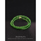 Tingyun Green Elf Tsavorite = Colored Gemstone Jade Faceted Millet Bead Chain BABY Necklace 2-3/Tsavorite Necklace --cm
