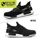 Delta High-Und Light Luxury Protection de protection du travail pour hommes et femmes Four Seasons Filage léger tissage anti-smashs et anti-puncture chaussures de sécurité chaussures de protection chaussures noir + fond blanc 9928 36