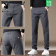 Pantalones de pantalones para hombres Playboy Menora de jeans Summer delgado y recto Slim Pantalones casuales de primavera y otoño pantalón versátiles de moda