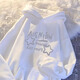 Sweat à capuche lâche à la mode pour les filles en automne et hiver 2025 Nouveau peluche à la mode moyenne et grande veste pour enfants