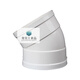 Customized suitable PVC slightly offset elbow offset small angle 11.25 15 22.5 30 degrees 75 drainage pipe with 160mm slightly bent 30 degrees