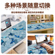Three-color cat simple healing mouse pad super large cute cartoon animation laptop keyboard office desktop pad can be customized high-value thickened lock edge anti-slip 12056 mountain peak 80 cm x 30 cm x 3 mm