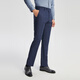 YOUNGOR trousers men's 753 blue-gray plaid anti-wrinkle suit trousers wool blended crisp and stylish 2025 shopping mall same style blue-gray YOTX212753HIY trousers 175A 175/82A 33 size 84cm