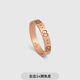 GUCCI Gucci Icon Series 18K Rose Gold Slim Ring Rose 18K Gold 20