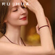 RUOHUA Waner 2.5-3mm17cm Pigeon Blood Ruby Bracelet Women's G18K Colorful Bracelet Bracelet Birthday Gift