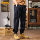 
Jeep (JEEP) American retro overalls for men's spring fashion brand loose casual versatile men's high-end Harren tying pants
