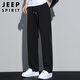 JEEP SPIRIT吉普裤子男春夏季休闲裤男士冰丝薄款运动速干宽松直筒阔腿长裤