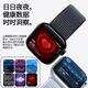 Apple anwendbarer S10Pro-Mobilfunkversion Iwatch Blutzucker und Blutdruck Smart Watch Bluetooth Sports Armband Android 25 Obsidian Black [Offline-Zahlung NFC Bluetooth Call Blutdruck und Herzfrequenz Ultra-dünn] Flaggschiffversion