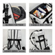 Huili travel bag men's large capacity backpack water-proof crossbody portable casual sports mountaineering bag business trip computer backpack gray [80L boarding for free]