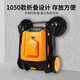
Seaside hand-pushing sweeper industrial unpowered vacuum-sweeping garbage sweeper property factory workshop breeding farm road warehouse sweeper truck cleaning width 1050mm + 55L large capacity + foldable