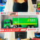 大号仿真声光警车平板运输车快递货柜车儿童玩具车模型 9854声光惯性警察拖车
