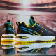 Jordan Grand Summer Men's Shoes Zapatos de gran tamaño Casta Anti-Slip Shoes 46 Air Cushion 47 Sports impermeables de cuero impermeables Sports Running Black and Yellow 9737 41