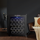 Bacchus red wine cabinet constant temperature wine cabinet home mini small electronic wine cabinet foreign wine wine cabinet built-in storage wine cabinet bw-50d1 stainless steel shelf 16 pieces