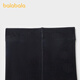 Balabala girls' pantyhose winter velvet comfortable children's bottoming socks for middle-aged and older children's dance socks warm socks black tone 00499 1 pair 7-9 years old 100cm