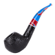 
Sharphan (SAVINELLI) imported from Italy with traditional 673 collection of handmade heather pipes, large solid wood curved pipes, men's gifts [Mask series 673 bucket type] 6mm