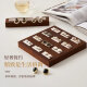 Dilanmu Sanjin Store Anning Pallet Pallet Joyero de madera sólida Ligera Luz de diamante Luxury Joyería Pendientes de almacenamiento de almacenamiento de adornos S9197d Brown 1 cuadrícula 16*3.5*2