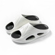 L'étudiant du Minghuitong College porte des pantoufles à la mode à l'extérieur pour les sandales de noix de coco de célébrités Internet pour hommes eva couple féminin de support d'été [A699] Orange blanc 36-37 (les chaussures sont une taille plus petite)