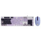
Logitech K845 mechanical keyboard, wired keyboard, home game office, 104-key luminous full-size aluminum tumble metal panel, game office keyboard and mouse set, G102 second-generation purple + K845 red axis-Kulomi