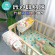 婴儿尿布桶床边挂篮儿童宝宝床头尿不湿尿片收纳盒袋挂袋筐储物 奶油白【2个装】 32.5*14.5*12cm