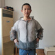 Jingmengyuan customized new anti-mosquito clothing mesh night fishing households ultra-thin quick-drying breathable fishing anti-mosquito and insect-proof new top light gray L unisex