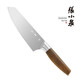 Zhang Xiaoquan Stainless Steel Kitchen Knife Kitchen Household Knife Chef's Special Stainless Steel Handle Wood Grain Brushing Craft Chopping Knife Chopping Knife + Slice Knife + Small Chef 3-piece Set