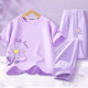 
Yalu Girls Summer Short Sleeve T-Shirt 2025 New Boys Big Children Mesh Breathable Pants Children's Summer Sports Set DAN15673 White + NHZ15682K Green 110
