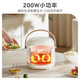 Midea rice cooker, small household mini small capacity, 1-2 people micro-pressure function rice cooker, rice cooker, dormitory electric cooker, one-click operation multi-function pot, Chinese Valentine's gift, non-stick small rice cooker, 1.2L [White Jade Crystal Cauldron]