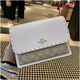 Coach (Coach) Amerikaner Einkaufsagent Coach/Trainer Frauenbeutel Klare gedruckte Kettenbeutel One-Shoulder Crossbody Bag Wandering Bag Orgel Brauner Druck CC878 Größe ca. 26*17*8,8c