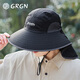 GRGN sun protection hat men's sun hat fishing hat hiking hat sun hat outdoor anti-UV large brim hat for men
