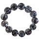 DL 1998 Chinesisches Valentinstag Geschenk Fett Donglai Qualität schwarzes Haarkristallarmband Ein Bild Brasilianische Tianlan -Titankristallarmband 12529 12mm schwarzes Haarkristall