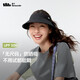 Beneunder egg roll seamless empty top sun hat women's sun hat sun hat anti-UV UL711 black