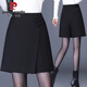 
Pier Cardan Suit Shorts Dress Women's 2025 Spring and Autumn New Korean Style E-Land High Waist Fake Two-Piece Skirt Pants Outside Wear Base Shorts Black E Zone 6196 XL 115Jin [Jin equals 0.5 kg]-125Jin [Jin equals 0.5 kg]