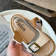 Children's Sports Fashion Sandals 2025 Summer New Boys Soft Bottom Beach Sandals Girls Casual Beige 31/Inner Length 19.4cm