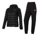 
Puma (PUMA) suit women's sportswear two-piece set winter thin down jacket hooded jacket fashion trendy long trousers 672283-01+633058-01 M