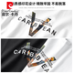 Pierre cardin 2025 Spring and Autumn Long Sleeve T-shirt Men's Thin Model Modal Cotton Autumn Clothes Black Trendy Printed Base Shirt Underwear Top 15122 Black M (suitable for 95-115Jin [Jin equals 0.5 kg])