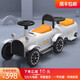 Dake children's small train can seat one person electric car four-wheel remote control car boy and girl double baby adult toy stroller white dual drive + early education + 1 front + 2 compartments