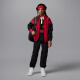 耐克（NIKE）Jordan官方耐克乔丹男童大童防泼水基础款夹克外套梭织IB8384 687健身红/黑 135 XS