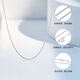 Mengjinyuan platinum necklace PT950 Chopard chain platinum chain clavicle chain men and women gifts