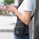 Daihuo travel close-fitting waist bag anti-theft passport certificate universal ultra-thin invisible armpit single shoulder crossbody bag running sports fashion black