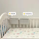 Kezhitu customized Xinjiang bedside hanging basket baby bedside diaper diaper storage box bed fence storage bag crib hanging off white [2 packs] + 2 random stickers can be hung within 3cm thickness