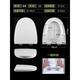 Farnza adapted to FB16821659161016681685169016511667 toilet lid E.1613 L.1667167916971610816